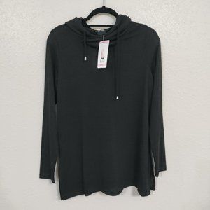 Premise Women's Sweater Lightweight Hoodie Black Small